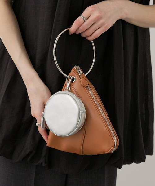 SENSE OF PLACE by URBAN RESEARCH(センスオブプレイスバイアーバンリサーチ)の「フープハンドルバッグ(ハンドバッグ・レディース・L.BLUE/BLACK/CAMEL・one)」の22枚目の写真