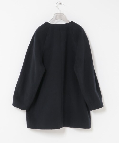 URBAN RESEARCH(アーバンリサーチ)の「スーパー100ウールモッサノーカラーコート(テーラードジャケット・レディース・ALMOND/D.NAVY・36/38)」の9枚目の写真
