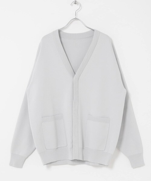 URBAN RESEARCH DOORS（アーバンリサーチドアーズ）の「『UR TECH Renew Knit』Vネックカーディガン（カーディガン/ボレロ・メンズ・GRAY/CHARCOAL/LIGHTBROWN・M/L）」の15枚目の写真