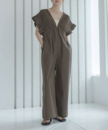 URBAN RESEARCH Sonny Label | シャーリングオールインワン(つなぎ/オールインワン)