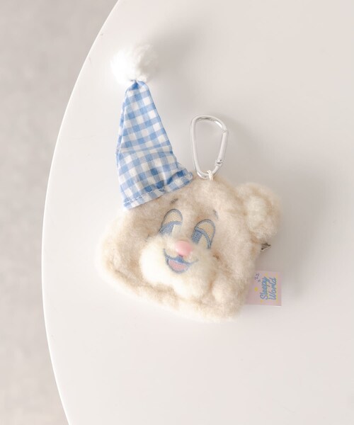 SMELLY（スメリー）の「『WEB/一部店舗限定』NEONMOON　Sleepy Teddy Pouch（ポーチ・レディース・MNT/PNK/PPL/BRN/IVO・-）」の7枚目の写真
