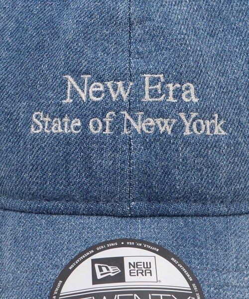 ROPE' PICNIC（ロペピクニック）の「【NEW ERA(R)/ニューエラ別注】STATE OF NY CAP/リンクコーデ（キャップ・レディース・ブラック/ベージュ系/ブルー系・F）」の19枚目の写真