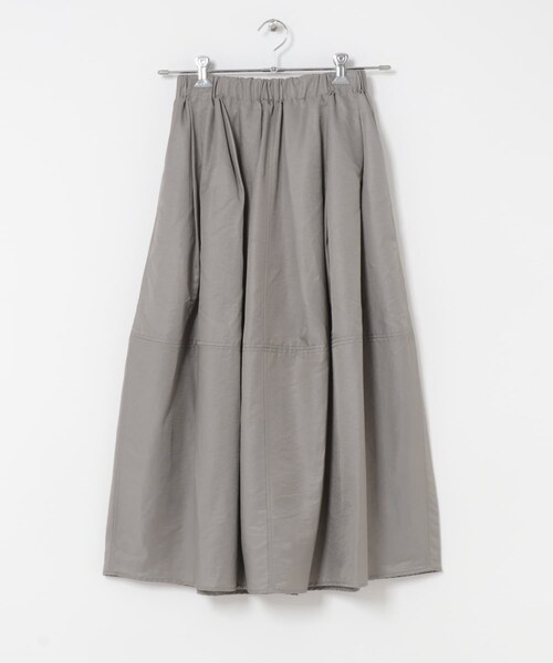 URBAN RESEARCH ROSSO（アーバンリサーチロッソ）の「ヴィンテージサテンギャザースカート（スカート・レディース・SILVERGRAY/BLACK・FREE）」の10枚目の写真