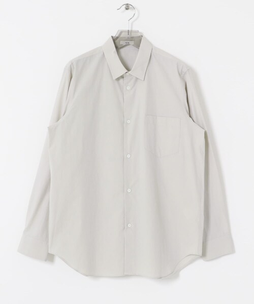 URBAN RESEARCH（アーバンリサーチ）の「ATON　SUVIN BROAD STANDARD SHIRTS（シャツ/ブラウス・メンズ・GRAY・4/6）」の2枚目の写真