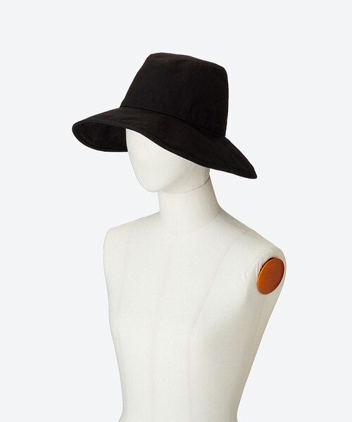 ADAM ET ROPE'（アダムエロペ）の「【J'aDoRe限定】【KIJIMA TAKAYUKI(キジマ タカユキ)】CANVAS SOFT HAT（ハット・レディース・ブラック/グレー/ダークブラウン・1/2）」の8枚目の写真
