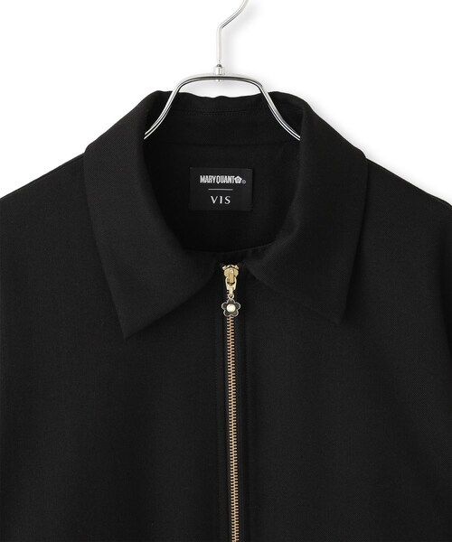 VIS(ビス)の「【MARY QUANT×VIS】ジップアップブルゾン(ブルゾン・レディース・ブラック/ブラック系・F)」の15枚目の写真