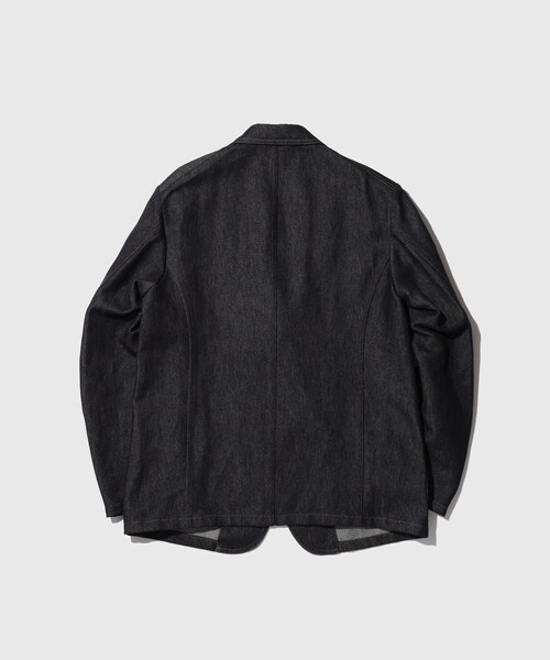 ADAM ET ROPE'(アダムエロペ)の「【HEUGN/ユーゲン】Henrri DENIM(テーラードジャケット・メンズ・ネイビー・1/2/3/4)」の12枚目の写真