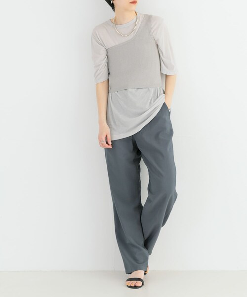 URBAN RESEARCH(アーバンリサーチ)の「『MADE IN JAPAN』ドライツイストシアーTシャツ(Tシャツ/カットソー・レディース・ICE GRAY/WHITE/BLACK・FREE)」の15枚目の写真