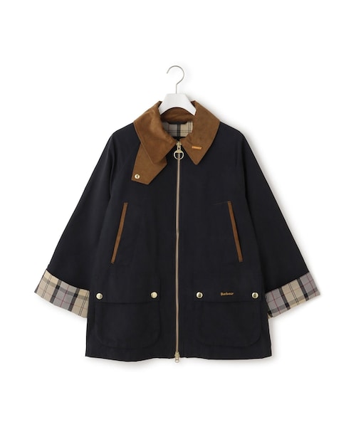 ADAM ET ROPE'(アダムエロペ)の「【Barbour(バブアー)】ICONS BEDALE SHOWERPROOF JACKET(その他アウター・レディース・ベージュ/ネイビー・10/8)」の3枚目の写真