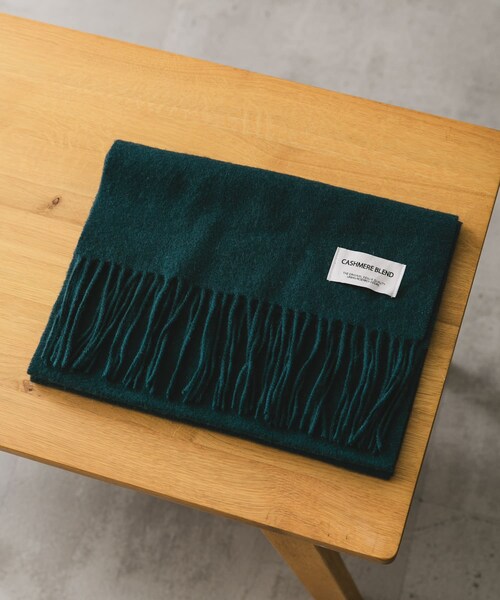 URBAN RESEARCH DOORS(アーバンリサーチドアーズ)の「カシミヤブレンド マフラー(マフラー・メンズ・GREEN/BLACK/GRAY/WINE RED・-)」の5枚目の写真