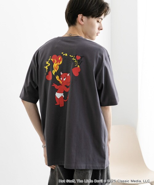 SENSE OF PLACE by URBAN RESEARCH(センスオブプレイスバイアーバンリサーチ)の「『別注』HOT STUFF×SENSE OF PLACE プリントTシャツ A(Tシャツ/カットソー・メンズ・WHITE/CHARCOAL/YELLOW・M/L)」の20枚目の写真