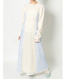 merry jenny | flower × check キャミワンピース(ワンピース)