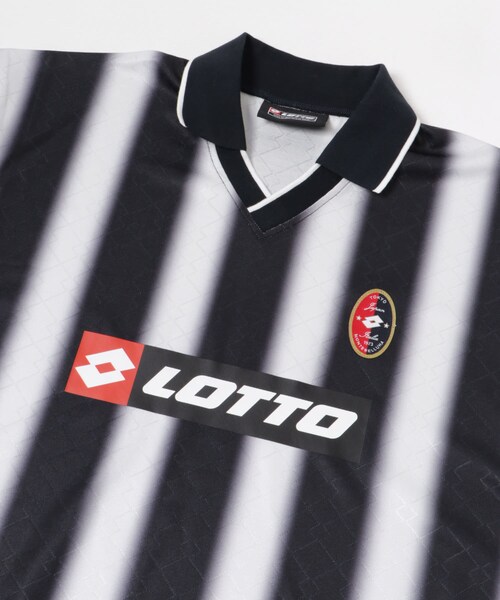 URBAN RESEARCH（アーバンリサーチ）の「LOTTO　FADE STRIPE GAME SHIRTS（Tシャツ/カットソー・メンズ・WHT×BLK/RED×BLK・M/L/XL）」の5枚目の写真