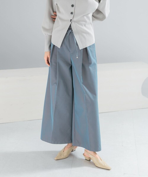 URBAN RESEARCH ROSSO（アーバンリサーチロッソ）の「コットンツイルベルテッドワイドパンツ（その他パンツ・レディース・BEIGE/BLUE・36/38）」の19枚目の写真