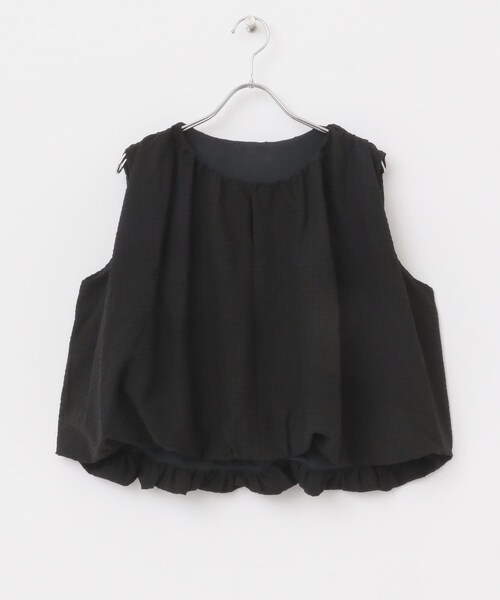 ITEMS URBANRESEARCH（アイテムズ アーバンリサーチ）の「バルーンスリーブノースリブラウス（シャツ/ブラウス・レディース・OFF/OFF×BLK/BLK・FREE）」の21枚目の写真