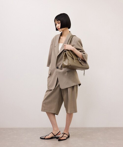 ADAM ET ROPE'（アダムエロペ）の「【PFT】Flap P Tote Bag（トートバッグ・レディース・ブラック/カーキ系・F）」の14枚目の写真