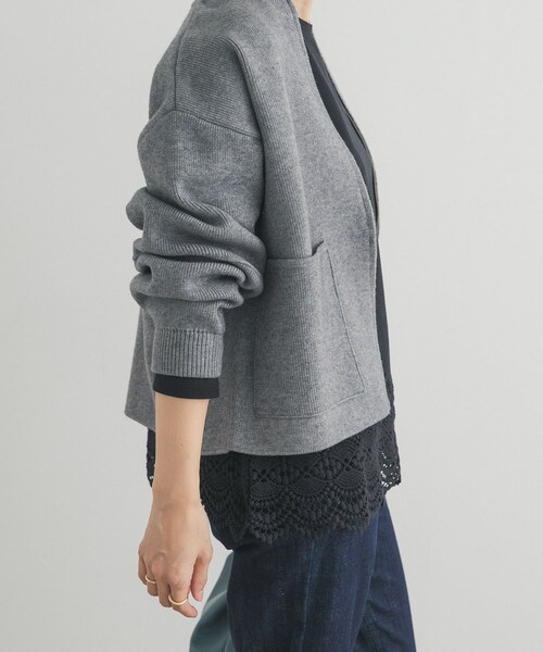 URBAN RESEARCH DOORS（アーバンリサーチドアーズ）の「裾レースカットソー（Tシャツ/カットソー・レディース・OFF/BLACK・Free）」の11枚目の写真