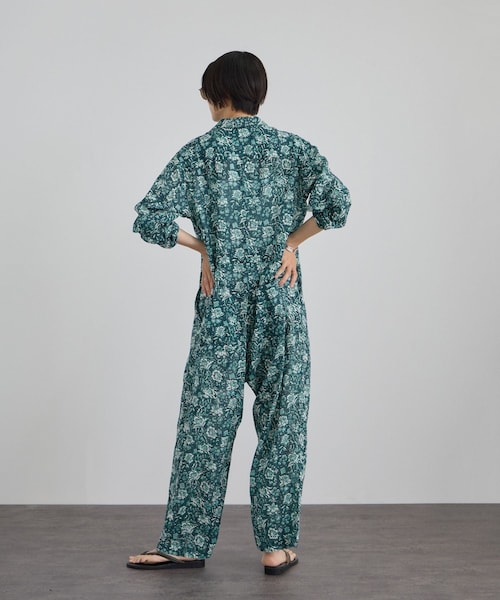ADAM ET ROPE'(アダムエロペ)の「【J'aDoRe・一部店舗限定】【WONDER FULL LIFE/ワンダーフルライフ】トラベラーズオールインワン(つなぎ/オールインワン・レディース・グリーン系/ワイン系・S)」の8枚目の写真