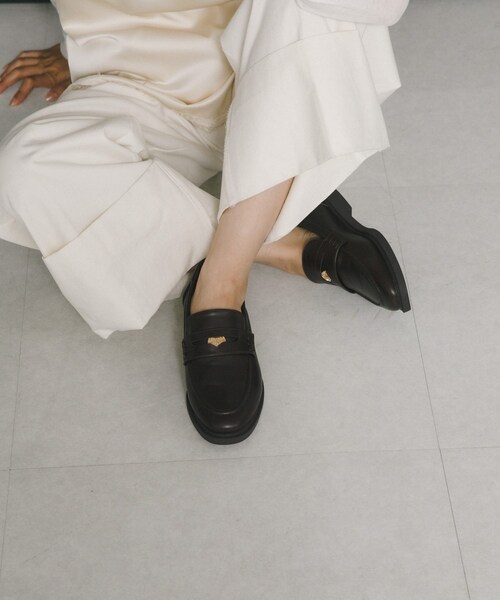 RODE SKO（ロデスコ）の「『WEB/一部店舗限定』コインローファー（ローファー・レディース・BLACK/BROWN/CAMEL/S/BLACK/E・36/37/38/39）」の20枚目の写真