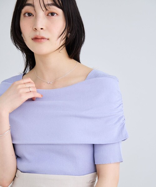 VIS（ビス）の「ノットデザインネックレス（ネックレス・レディース・ゴールド/シルバー・F）」の21枚目の写真