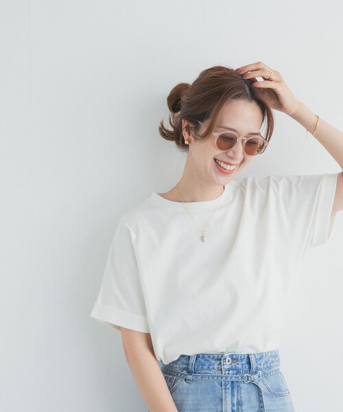 URBAN RESEARCH DOORS（アーバンリサーチドアーズ）の「ボストンサングラスA（メガネ・レディース・GRAY/BEIGE・0）」の3枚目の写真