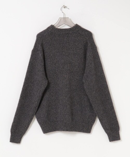 URBAN RESEARCH（アーバンリサーチ）の「new basic　CASHMERE SILK MOULINE CREW-NECK KNIT（ニット/セーター・メンズ・PEARL GRAY/CHARCOAL・M/L/XL）」の12枚目の写真