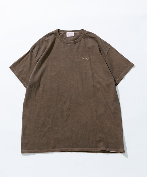 URBAN RESEARCH Sonny Label（アーバンリサーチサニーレーベル）の「『別注』PENNEYS×Sonny Label　ピグメントショートスリーブTシャツ（Tシャツ/カットソー・メンズ・ネイビー/オフ/ブルー/ブラウン/ブラック/レッド・one）」の3枚目の写真