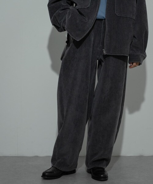 SENSE OF PLACE by URBAN RESEARCH(センスオブプレイスバイアーバンリサーチ)の「『セットアップ対応』ヴィンテージツイルカーブパンツ(その他パンツ・メンズ・BROWN/BLACK/KHAKI・M/L)」の5枚目の写真