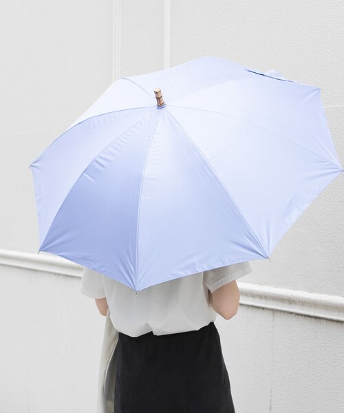 URBAN RESEARCH(アーバンリサーチ)の「晴雨兼用バンブーアンブレラ(長傘・レディース・WHITE/BLUE/BLACK・-)」の20枚目の写真