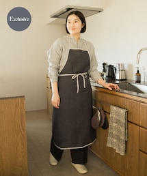 URBAN RESEARCH DOORS | 『別注』fog linen work×DOORS リネンパイピングエプロン(キッチンツール)