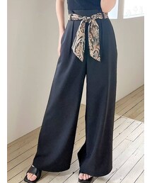 RESEXXY | スカーフリボンワイドパンツ(その他パンツ)