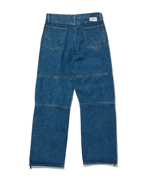 ADAM ET ROPE'（アダムエロペ）の「【KYOU/キョウ】LUMBERJACK Patchwork by 80s Reproduced Denim（デニムパンツ・メンズ・スミクロ/ブルー系・1/2）」の18枚目の写真