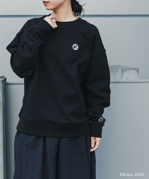 THE GOODLAND MARKET(ザグッドランドマーケット)の「EXPO2025 SWEATSHIRTS(スウェット・メンズ・WHITE/BLACK/C.GRAY/C.GR×BK・S/M/L)」の2枚目の写真