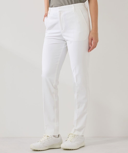 ROPE'(ロペ)の「センタープレス入りスラックスパンツ・UV・吸水速乾(スラックス・レディース・ブラック/ホワイト/ベージュ/サックス・L/M/S/XL)」の6枚目の写真