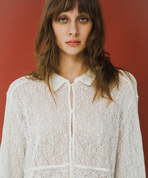 LAATO（ラート）の「melon lace shirts（シャツ/ブラウス・レディース・インク/サブレ/パール・Free）」の9枚目の写真