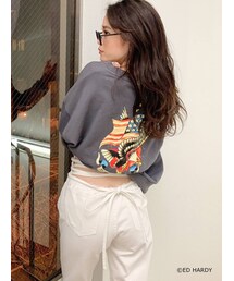 Ed Hardy | GYDA×Edhardy スウェットプルオーバー(スウェット)