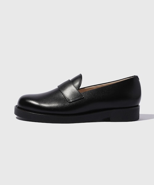 ADAM ET ROPE'(アダムエロペ)の「【foot the coacher/フット ザ コーチャー】FRENCH LOAFER (HARDNESS 50 SOLE)(ローファー・メンズ・ブラック・25.0/25.5/26.0)」の1枚目の写真