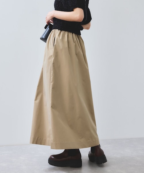 VIS（ビス）の「【WEB限定】フロントボタンフレアスカート（スカート・レディース・ブラック/ベージュ/オレンジ・F）」の8枚目の写真