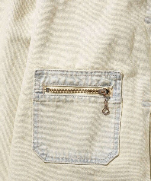ADAM ET ROPE'（アダムエロペ）の「【DAIRIKU/ダイリク】Ice Wash 2PKT Denim Jacket（デニムジャケット・メンズ・ホワイト系・L/M）」の9枚目の写真