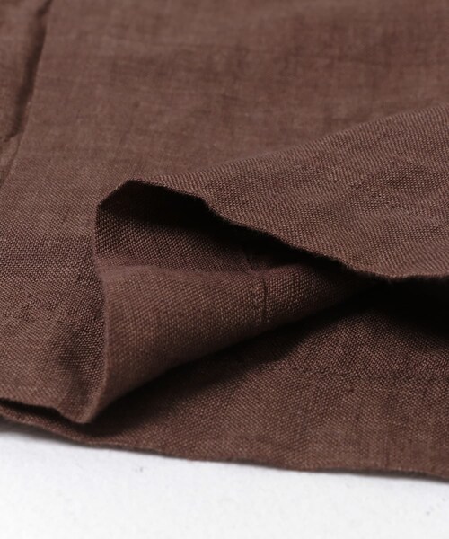 URBAN RESEARCH(アーバンリサーチ)の「YLEVE LINEN POPLIN PANTS(その他パンツ・メンズ・011 SUMI/050 BROWN・3/4)」の16枚目の写真