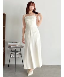 dazzlin | レイヤードライクリボンキャミワンピース(ワンピース)