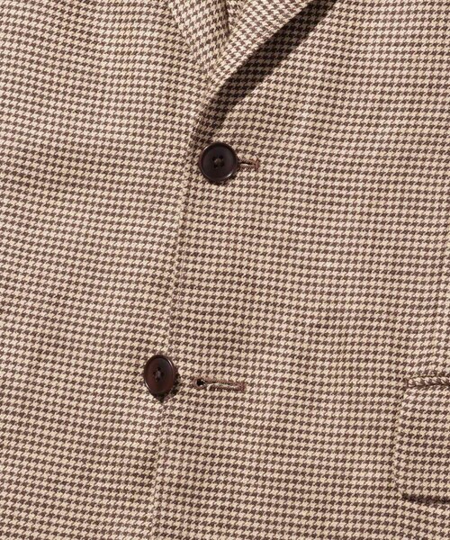 ADAM ET ROPE'（アダムエロペ）の「リネンブレザー（テーラードジャケット・メンズ・ブラック/ベージュ系・L/M）」の7枚目の写真