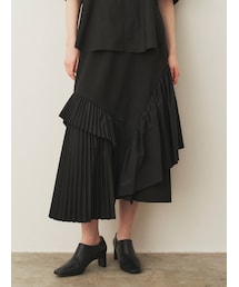 ELENDEEK | CHIC FRILL PLEATS SK(スカート)