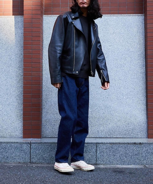 ADAM ET ROPE'（アダムエロペ）の「【HEUGN/ユーゲン】Luther RIDERS（ライダースジャケット・メンズ・ブラック・2/3/4/F）」の8枚目の写真