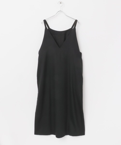 かぐれ（カグレ）の「『2WAY仕様』ウールトロVネックワンピース（ワンピース・レディース・CHARCOAL/BLACK・FREE）」の14枚目の写真