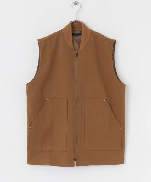 ITEMS URBANRESEARCH（アイテムズ アーバンリサーチ）の「ジップアップ コットンワークベスト（ベスト・メンズ・BLU/BRN/BLK・M/L）」の18枚目の写真