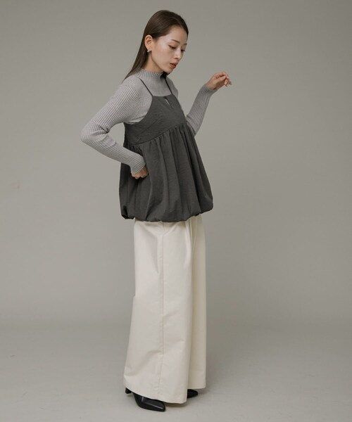 URBAN RESEARCH Sonny Label（アーバンリサーチサニーレーベル）の「バルーンキャミビスチェブラウス（その他トップス・レディース・グレージュ/ブラック/チャコール・FREE）」の20枚目の写真