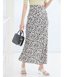 MERCURYDUO | スリットあきプリントスカート(スカート)