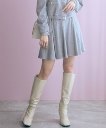 marun | ＜大きいサイズ＞ショート丈フレアスカート marun(スカート)