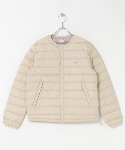 URBAN RESEARCH DOORS（アーバンリサーチドアーズ）の「DANTON　INNERDOWN CREWNECKJACKET（その他アウター・レディース・BLACK/OY.WHITE/SMOKY PINK/MUSTARD・S）」の6枚目の写真